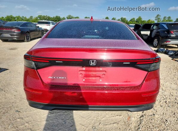 1HGCY1F35RA019780 2024 HONDA ACCORD Red Vista trasera