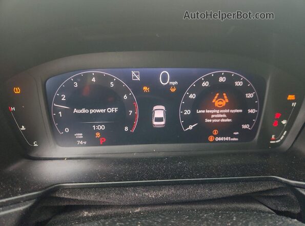 1HGCY1F35RA020914 2024 HONDA ACCORD Black ხელსაწყოთა პანელის ხედი