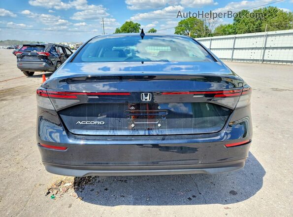 1HGCY1F35RA063262 2024 HONDA ACCORD Черный Вид сзади