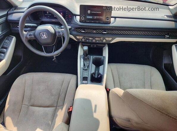 1HGCY1F36PA058245 2023 HONDA ACCORD Red Widok deski rozdzielczej