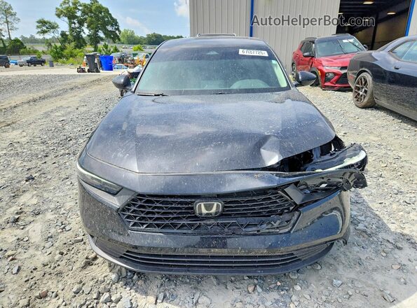 1HGCY1F36PA059489 2023 HONDA ACCORD Black წინა ხედი