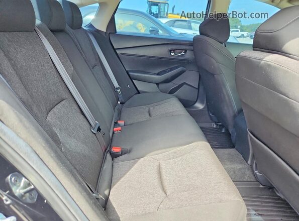 1HGCY1F36PA059489 2023 HONDA ACCORD Black უკანა სავარძლების ხედი