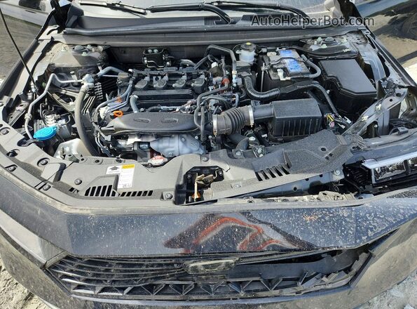 1HGCY1F36PA059489 2023 HONDA ACCORD Black უკანა სალონის ხედი