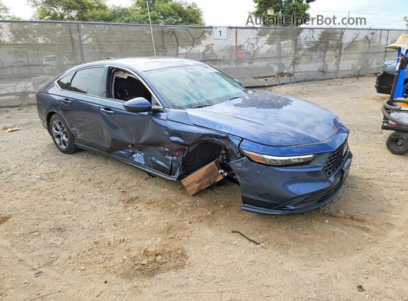 1HGCY1F36RA043067 2024 HONDA ACCORD Blue Przód prawy