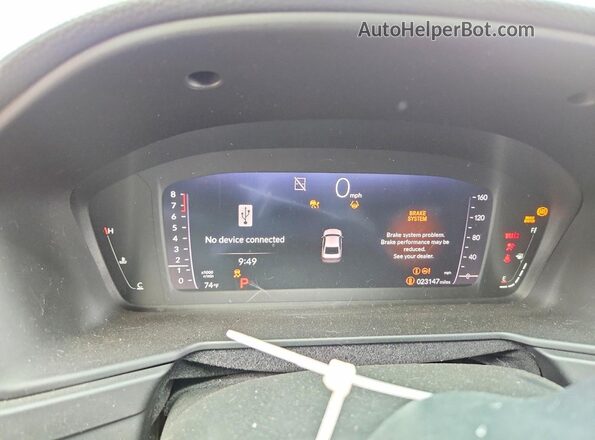 1HGCY1F36RA043067 2024 HONDA ACCORD Blue Widok zestawu wskaźników