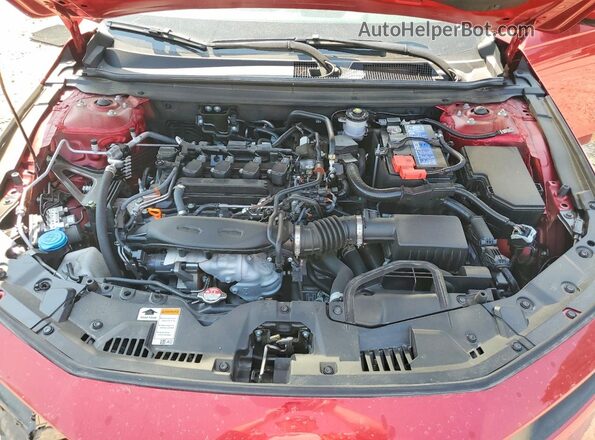 1HGCY1F36RA049418 2024 HONDA ACCORD Red Widok wnętrza z tyłu