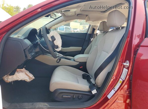 1HGCY1F36RA049418 2024 HONDA ACCORD Red Widok wnętrza z przodu