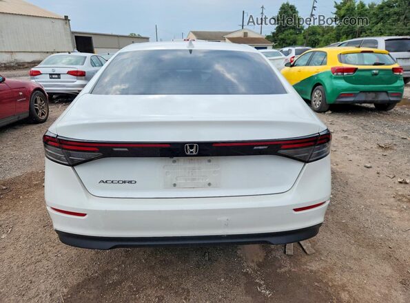 1HGCY1F37PA019258 2023 HONDA ACCORD White უკანა ხედი