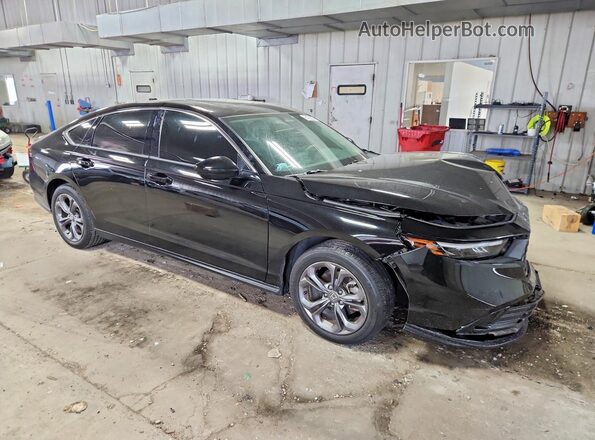 1HGCY1F37PA022323 2023 HONDA ACCORD Black Առջևի աջ