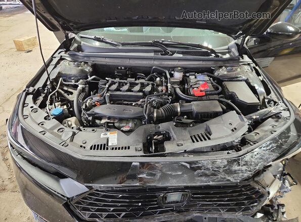 1HGCY1F37PA022323 2023 HONDA ACCORD Black Սալոնի հետևի տեսք