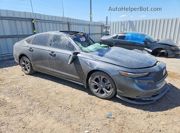 1HGCY1F37PA034696 2023 HONDA ACCORD Gray Delantero derecho