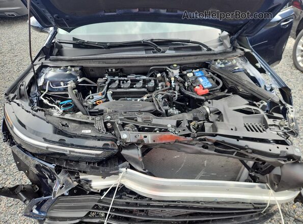 1HGCY1F37RA001023 2024 HONDA ACCORD Blue Вид задньої частини салону
