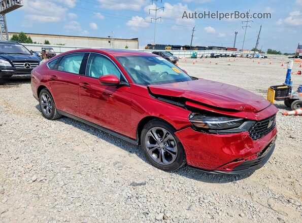1HGCY1F37RA006013 2024 HONDA ACCORD Red Front right