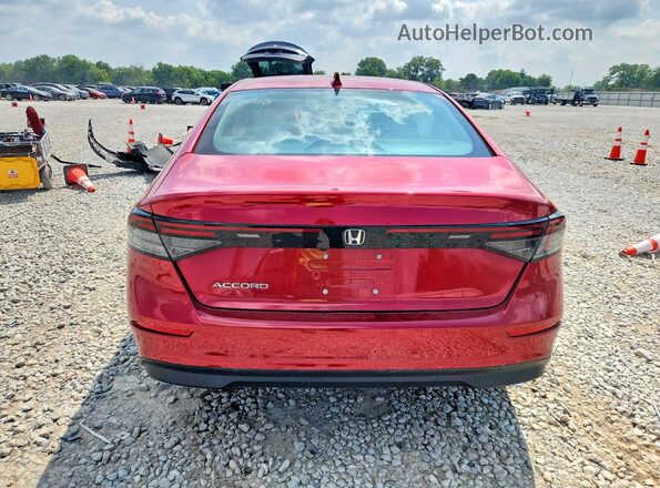 1HGCY1F37RA006013 2024 HONDA ACCORD Red Rear view