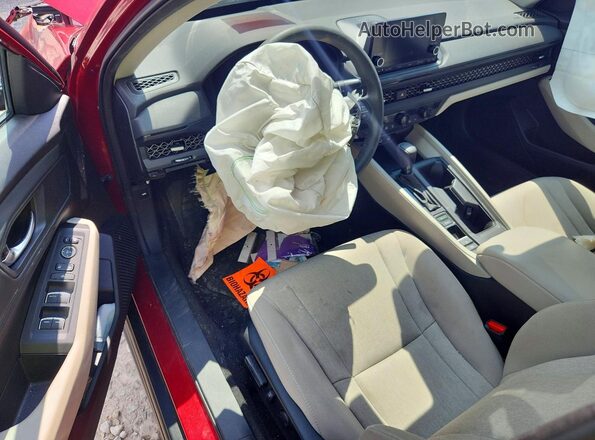 1HGCY1F37RA006013 2024 HONDA ACCORD Red Dashboard view