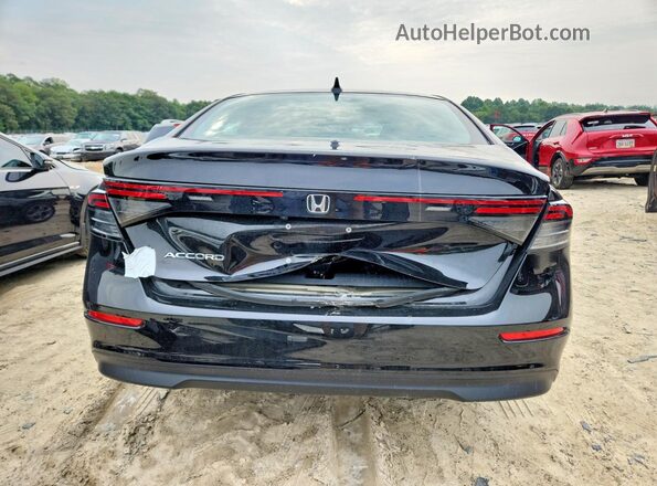 1HGCY1F37RA018341 2024 HONDA ACCORD Black Вид ззаду