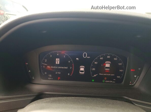 1HGCY1F37RA033020 2024 HONDA ACCORD Gray ხელსაწყოთა პანელის ხედი