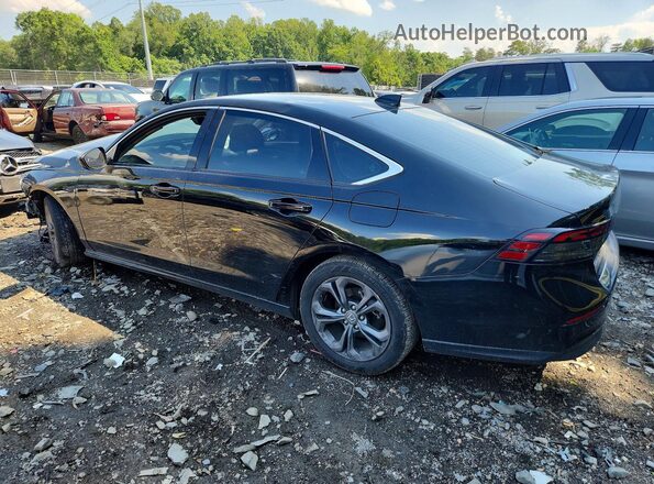 1HGCY1F38PA026154 2023 HONDA ACCORD Black უკანა მარცხენა