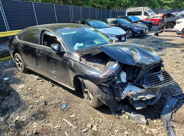 1HGCY1F38PA026154 2023 HONDA ACCORD Black წინა მარჯვენა