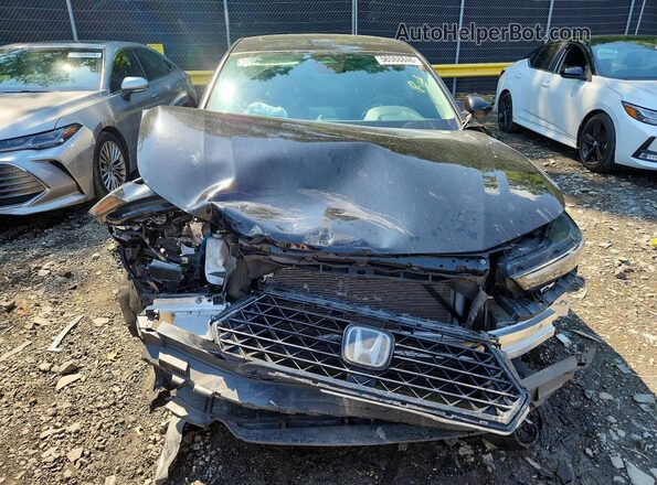 1HGCY1F38PA026154 2023 HONDA ACCORD Black წინა ხედი