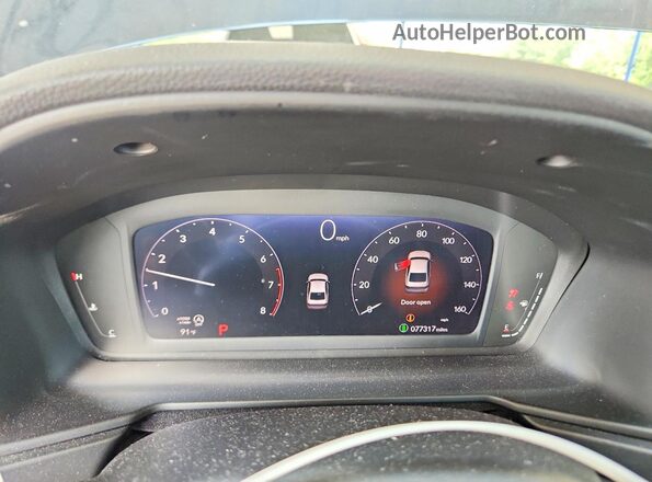 1HGCY1F38RA013875 2024 HONDA ACCORD Синий Вид щитка приборов