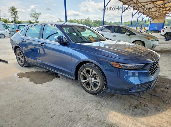 1HGCY1F38RA013875 2024 HONDA ACCORD Синий Передняя правая четверть