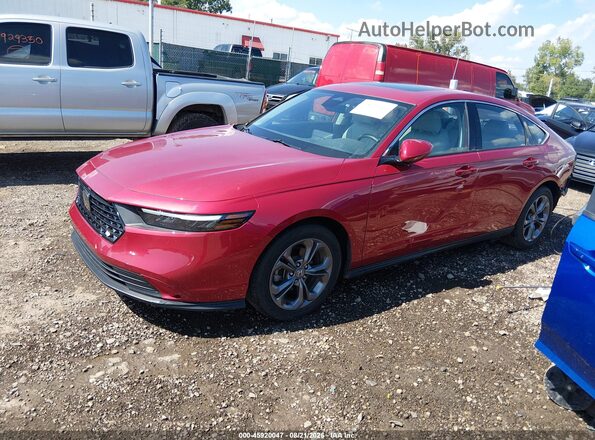 1HGCY1F38RA049405 2024 HONDA ACCORD Красный Передняя левая четверть
