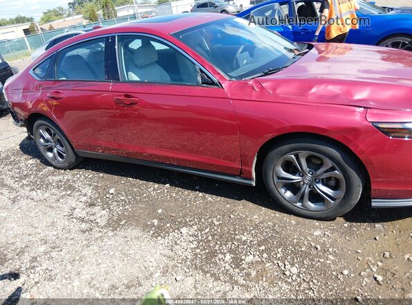 1HGCY1F38RA049405 2024 HONDA ACCORD Красный Вид спереди