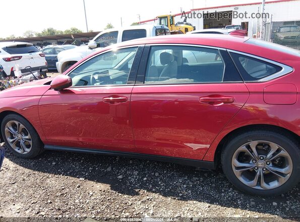 1HGCY1F38RA049405 2024 HONDA ACCORD Красный Панорамный вид салона 360°