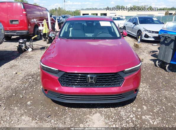 1HGCY1F38RA049405 2024 HONDA ACCORD Красный Вид щитка приборов