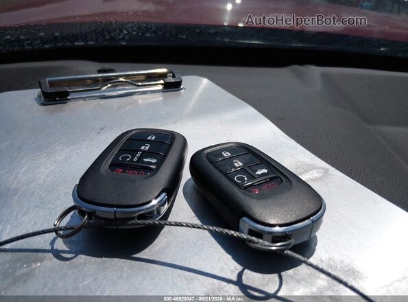 1HGCY1F38RA049405 2024 HONDA ACCORD Красный Вид панели приборов