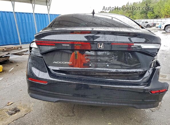 1HGCY1F38RA063143 2024 HONDA ACCORD Black Вид ззаду