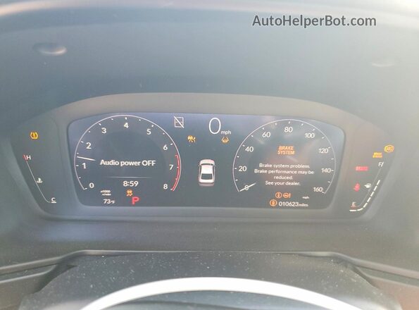 1HGCY1F38RA072618 2024 HONDA ACCORD Red Vista del cuadro de instrumentos