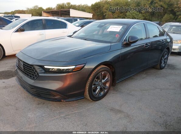 1HGCY1F39PA003868 2023 HONDA ACCORD Gray Przód lewy