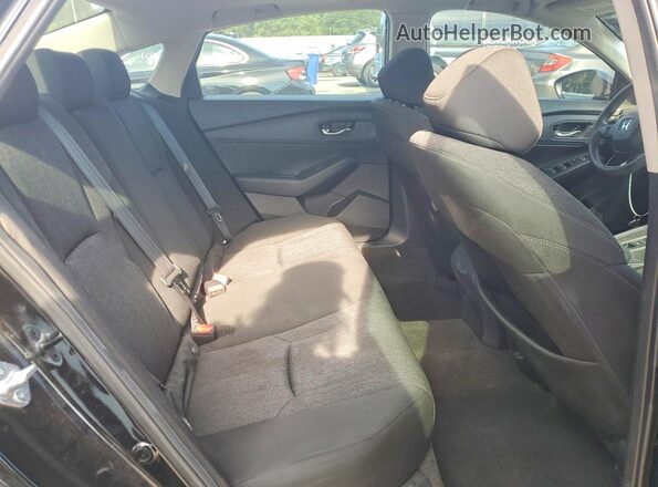 1HGCY1F39PA006978 2023 HONDA ACCORD Black Widok tylnych siedzeń