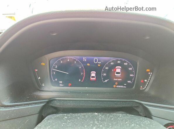 1HGCY1F39RA015571 2024 HONDA ACCORD Blue Widok zestawu wskaźników