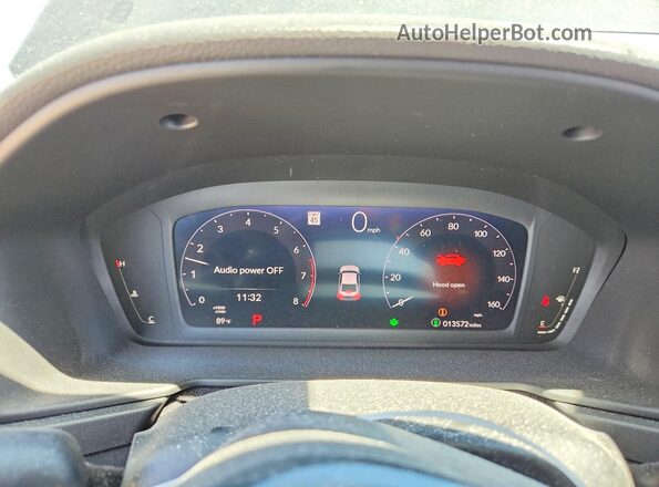 1HGCY1F39RA080498 2024 HONDA ACCORD Gray Instrument cluster view