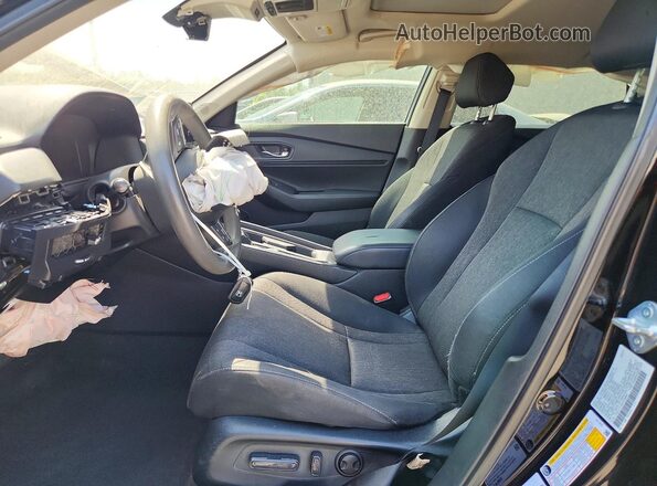 1HGCY1F3XPA059897 2023 HONDA ACCORD Black Вид салону спереду
