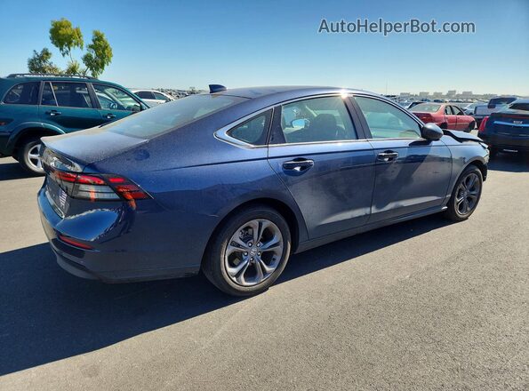 1HGCY1F3XRA001050 2024 HONDA ACCORD Blue Rear right