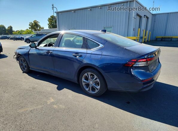 1HGCY1F3XRA001050 2024 HONDA ACCORD Blue Rear left