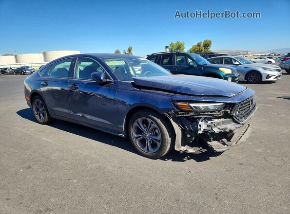 1HGCY1F3XRA001050 2024 HONDA ACCORD Blue Front right