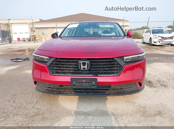1HGCY1F3XRA005907 2024 HONDA ACCORD Red Առջևի վահանակի տեսք
