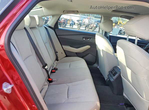 1HGCY1F40SA060915 2025 HONDA ACCORD Red Vista de los asientos traseros