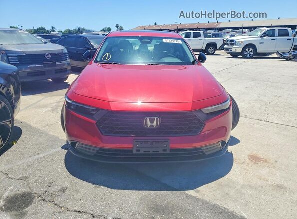 1HGCY1F40SA060915 2025 HONDA ACCORD Red Vista frontal