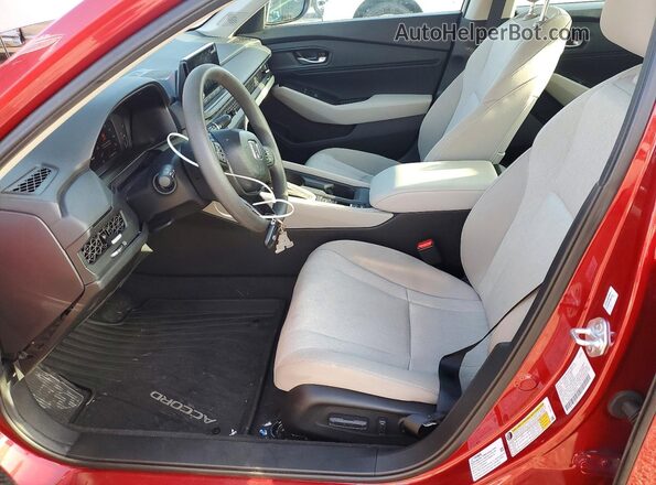 1HGCY1F40SA060915 2025 HONDA ACCORD Red Vista interior delantera