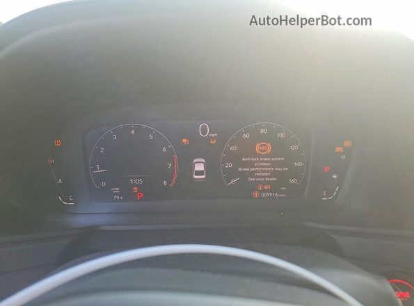 1HGCY1F42TA004914 2026 HONDA ACCORD Black Widok zestawu wskaźników