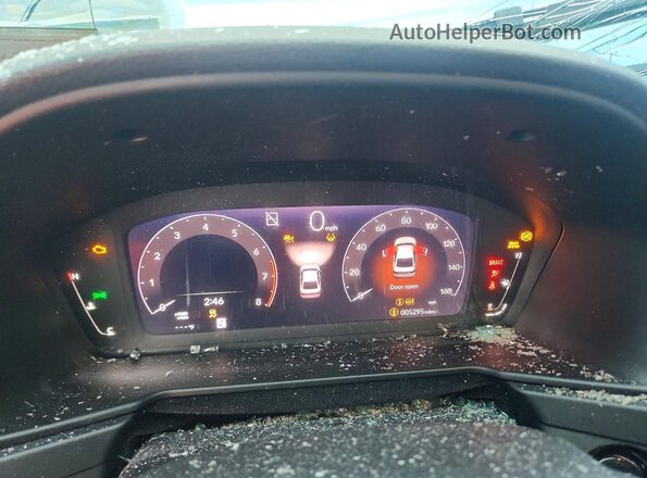 1HGCY1F43SA080639 2025 HONDA ACCORD Blue ხელსაწყოთა პანელის ხედი