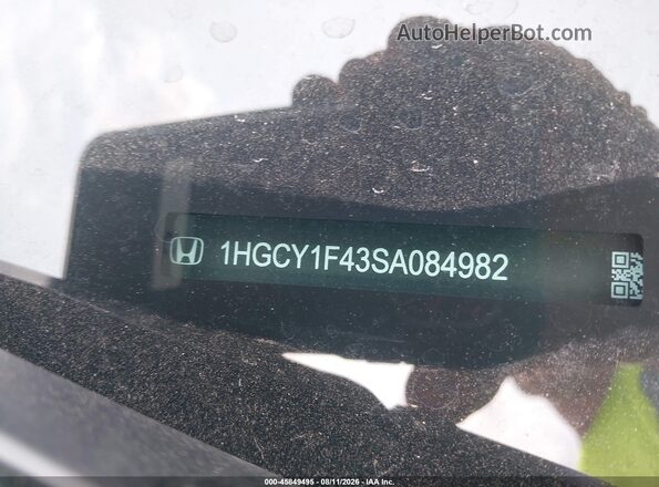1HGCY1F43SA084982 2025 HONDA ACCORD Dark Blue Вид подкапотного пространства