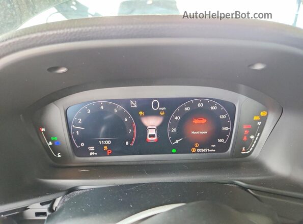 1HGCY1F43TA002038 2026 HONDA ACCORD Gray Widok zestawu wskaźników