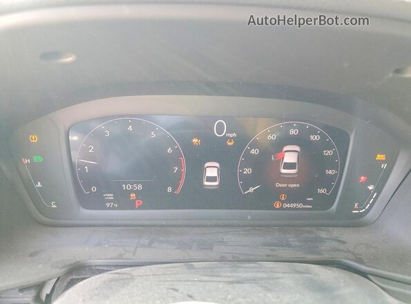 1HGCY1F44SA024340 2025 HONDA ACCORD Black Instrument cluster view